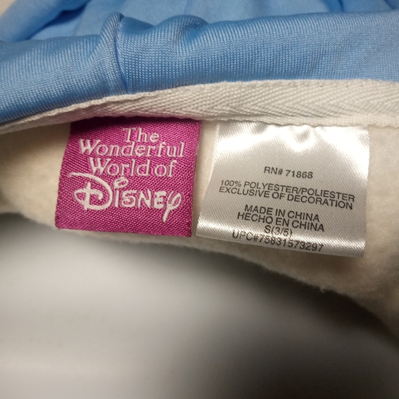 Disney eeyore white fleece hoodie zip up Jacket yo - Picture 4 of 7